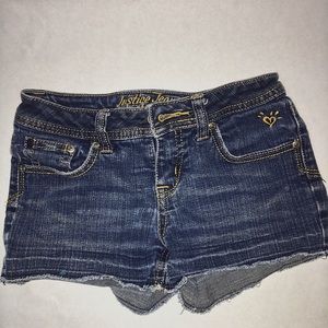 Justice jean shorts